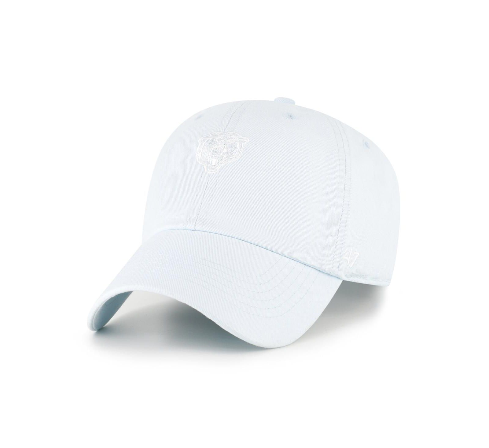 Женская кепка '47 Brand Light Blue Chicago Bears Base Runner Ballpark Clean Up Adjustable