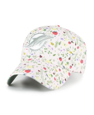 Женская кепка '47 Brand Light Pink Miami Dolphins Posey Clean Up Adjustable