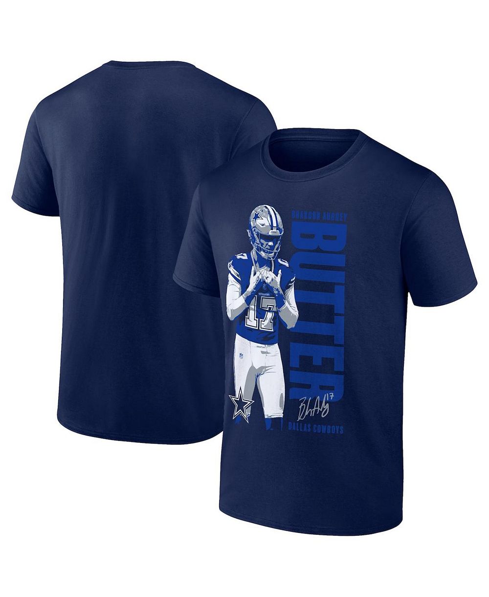 Мужская футболка Fanatics Brandon Aubrey Navy Dallas Cowboys Like Butter