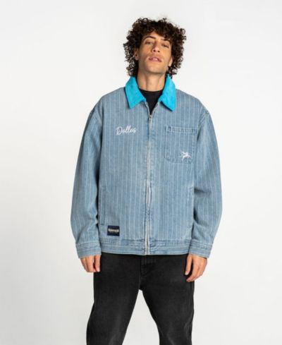 Джинсовая куртка The Wild Collective Denim Dallas Wings Conductor на молнии, мужская и женская