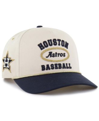Мужская регулируемая кепка '47 Brand x Natural/Navy Houston Astros Glitter Rope Hitch