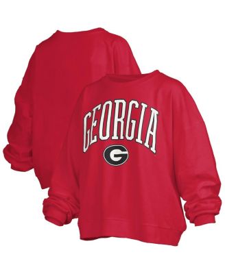 Женское свитшот Pressbox Georgia Bulldogs Red Plus Size Nelson Janise