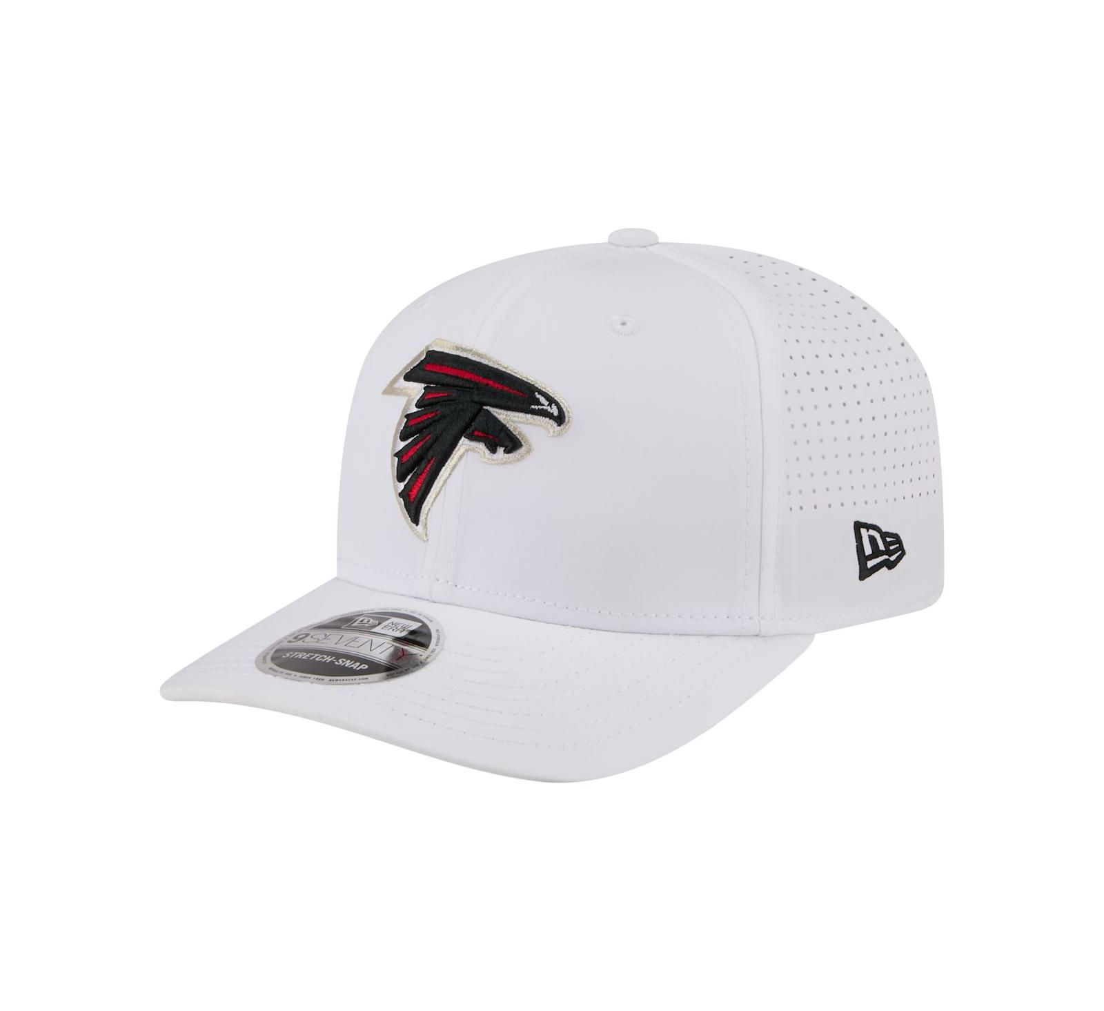 Мужская регулируемая кепка New Era White Atlanta Falcons Name Plate 9SEVENTY