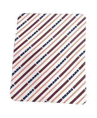 Logo Brands Chicago Bears флисовый плед с вертикальными полосами 50" x 60"
