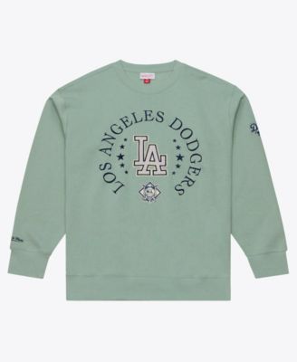 Mitchell & Ness Men's Green Los Angeles Dodgers Yacht Rock Fleece Sweatshirt
