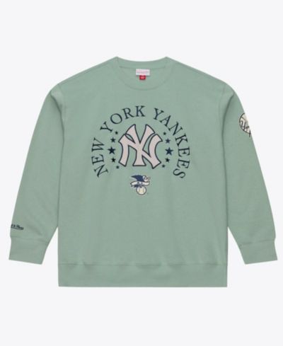Mitchell & Ness Men's Green New York Yankees Yacht Rock Fleece Sweatshirt