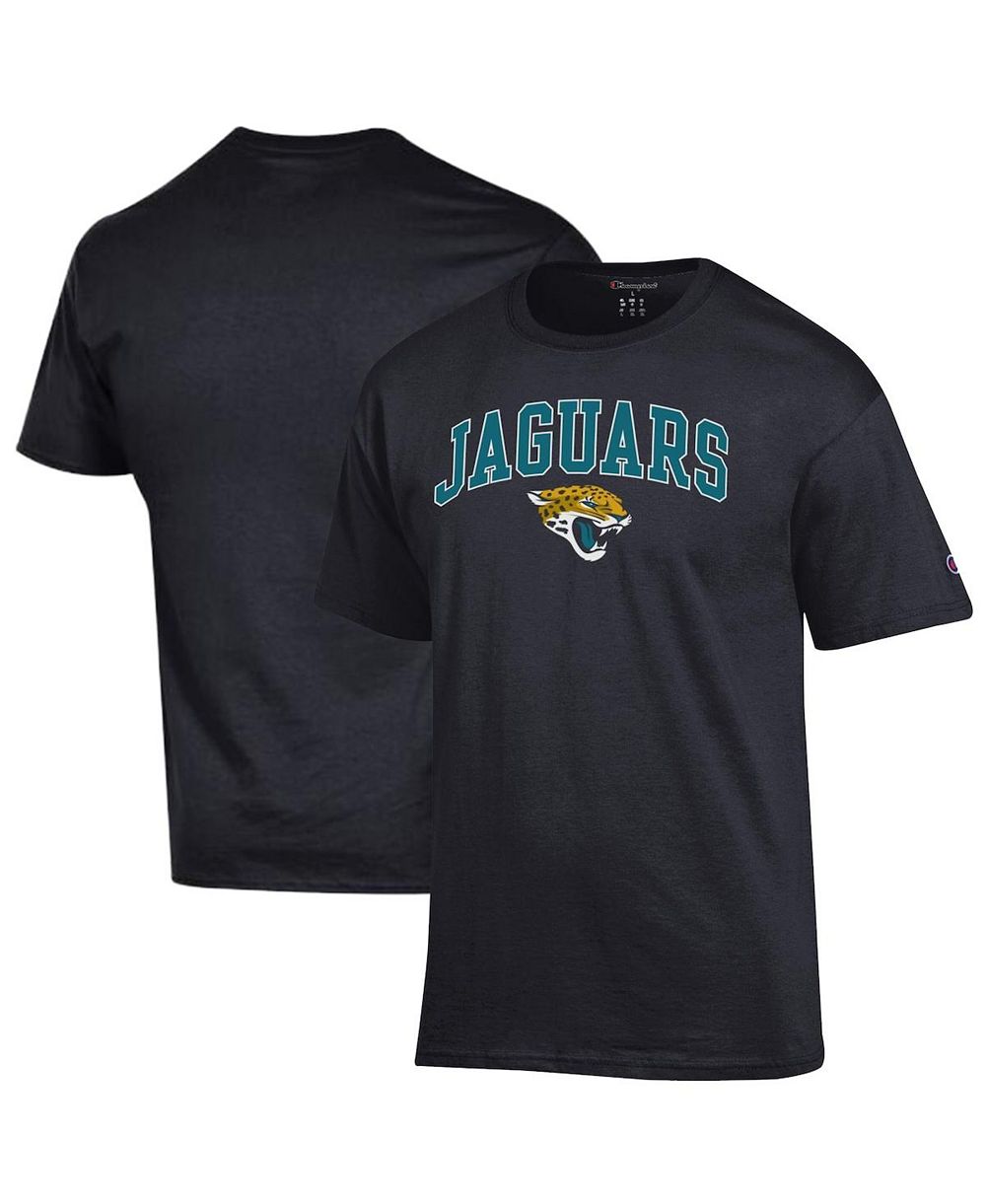 Мужская черная футболка Champion с логотипом Jacksonville Jaguars