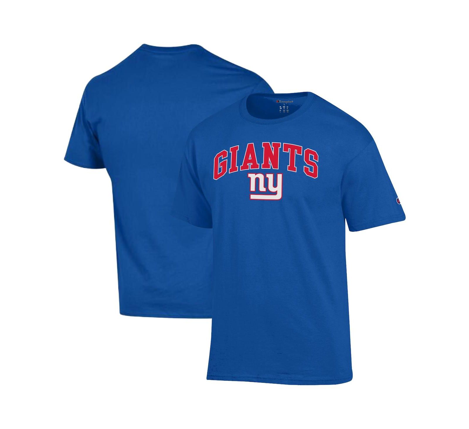 Мужская футболка Champion с логотипом Royal New York Giants