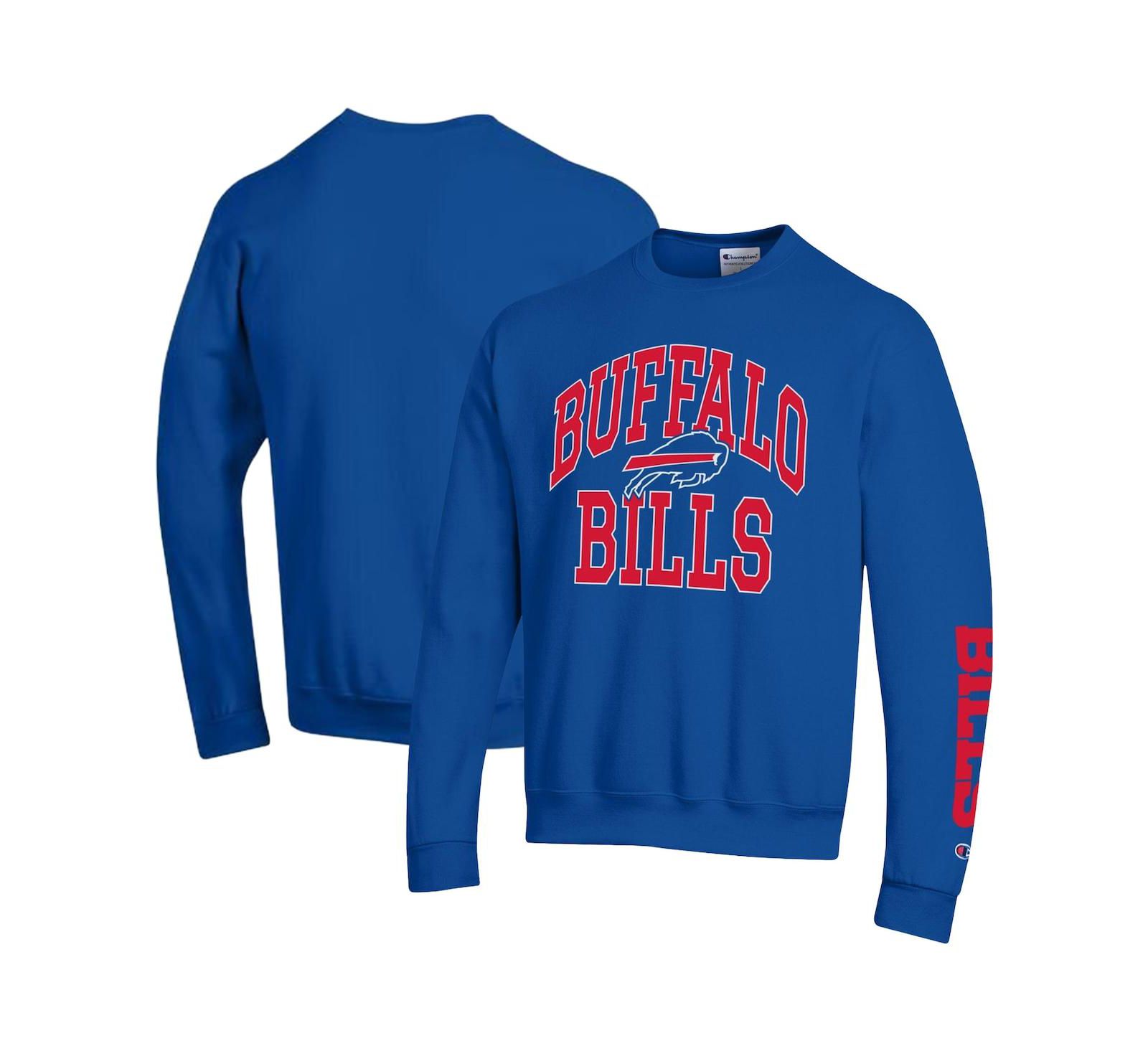 Champion Мужской флисовый свитшот Buffalo Bills синий