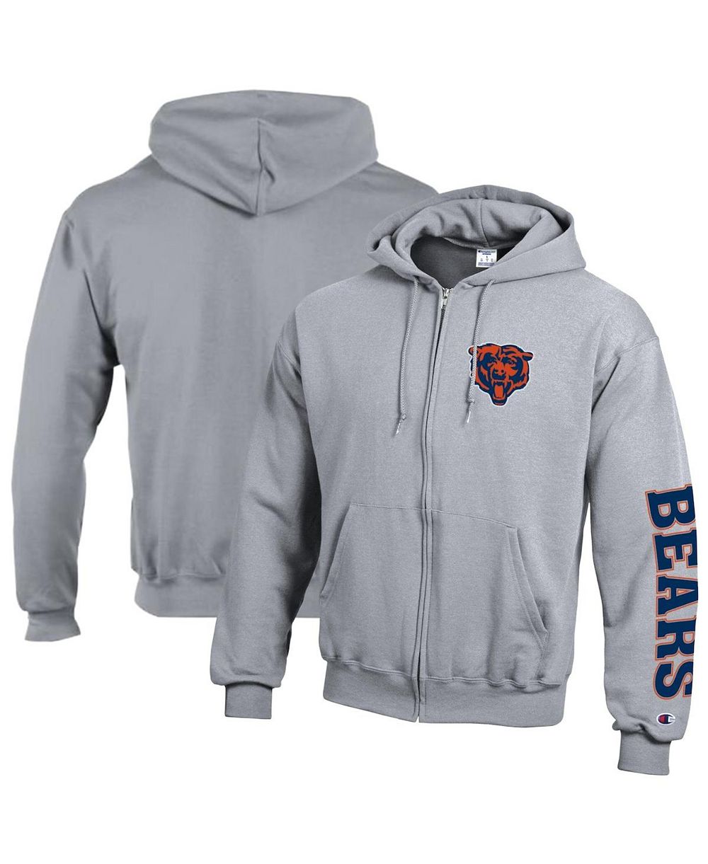 Champion Мужской флисовый худи с полной молнией Chicago Bears Powerblend