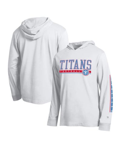 Champion Men's White Tennessee Titans All Star Hooded T-Shirt