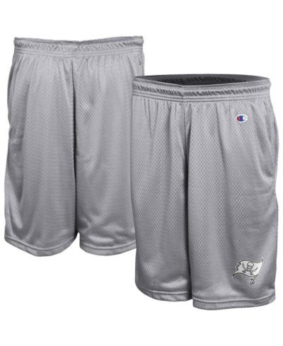 Champion Men's Gray Tampa Bay Buccaneers Classic Mesh Shorts