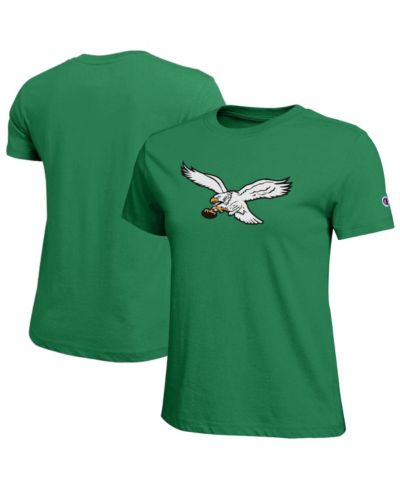 Champion Women's Kelly Green Philadelphia Eagles Logo T-Shirt