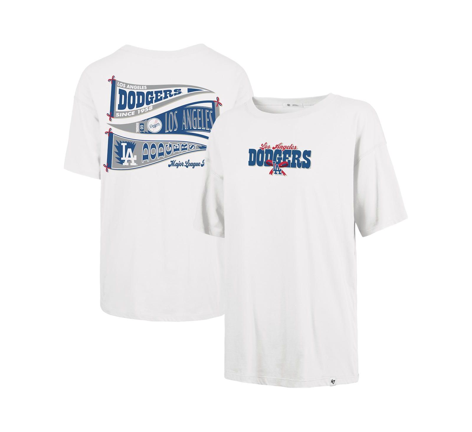 Футболка '47 Brand Women's Sand Los Angeles Dodgers Bow Banner Sadie