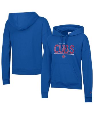 Женское худи Champion Women's Royal Chicago Cubs Powerblend