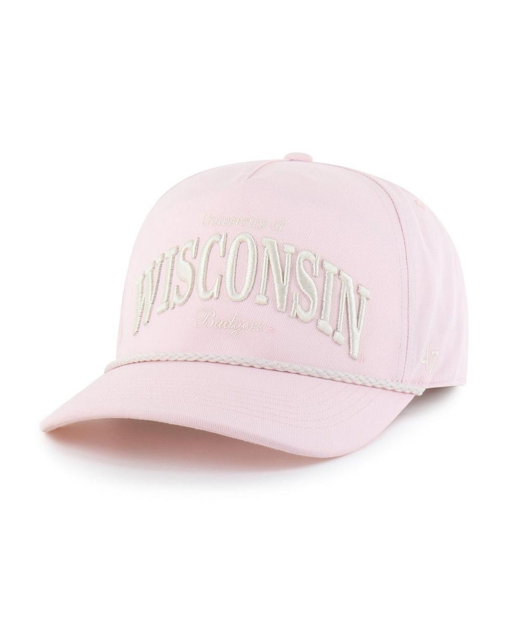 '47 Brand Men's Light Pink Wisconsin Badgers Gelato Hitch Adjustable Hat