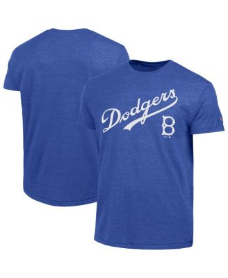 Мужская футболка Champion Royal Brooklyn Dodgers Cooperstown Wordmark Lockup Tri-Blend