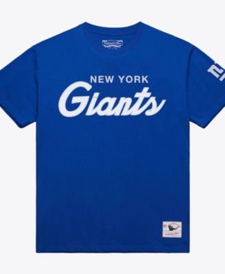 Мужская футболка Mitchell & Ness Royal New York Giants Head Coach Classic T-Shirt