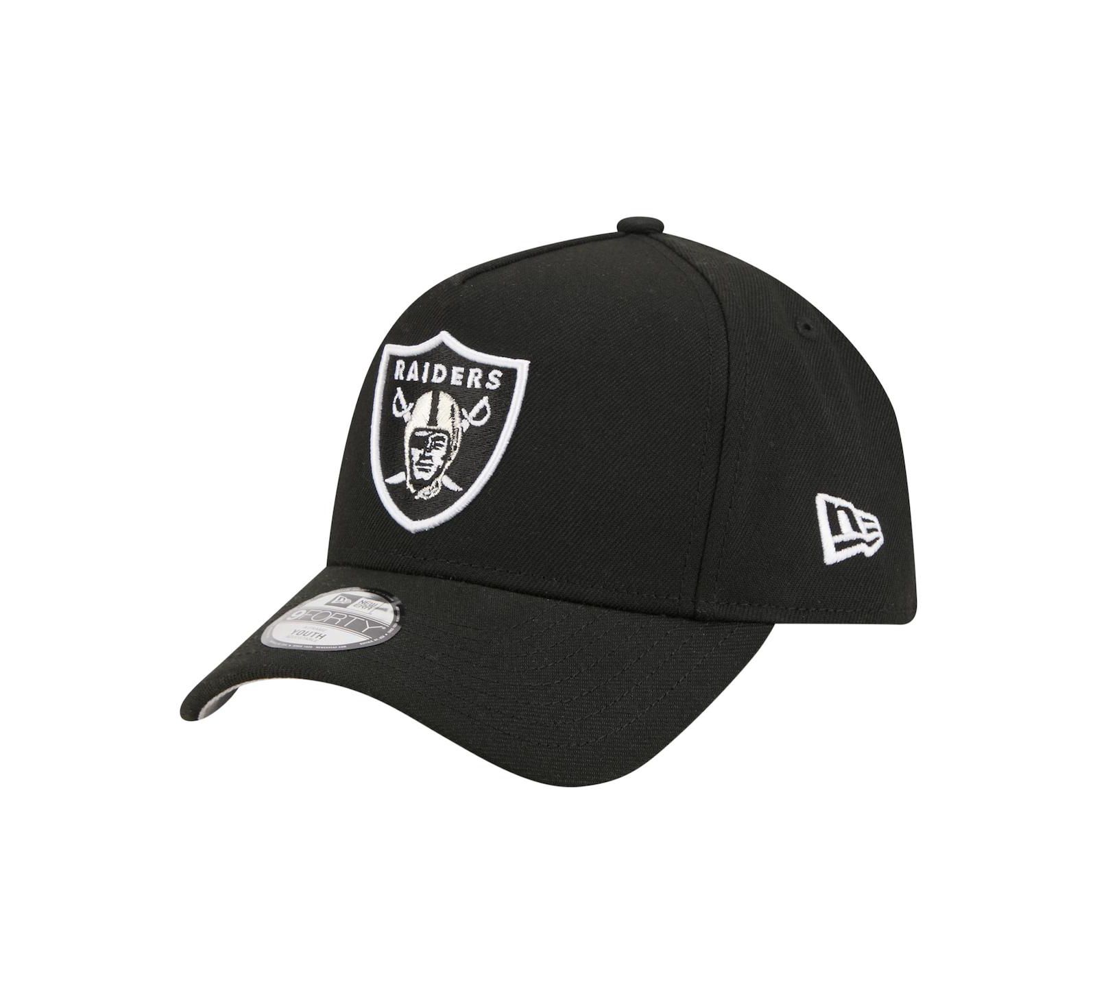 New Era Детская черная кепка 9FORTY A-Frame Las Vegas Raiders