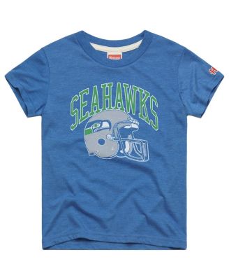 Homage Детская футболка Tri-Blend с ретро шлемом Seattle Seahawks