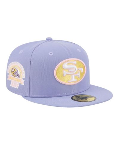 New Era Мужская кепка 59FIFTY fitted San Francisco 49ers Lavender Bloom светло-фиолетового цвета
