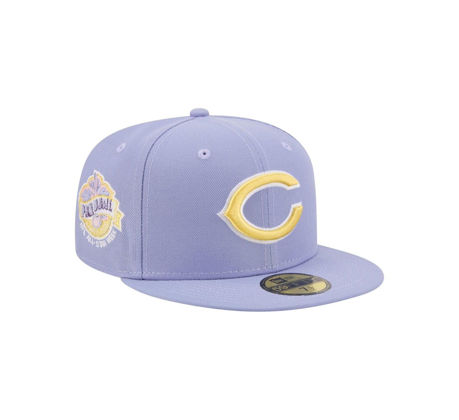 New Era Men's Light Purple Chicago Bears Lavender Bloom 59FIFTY Fitted Hat