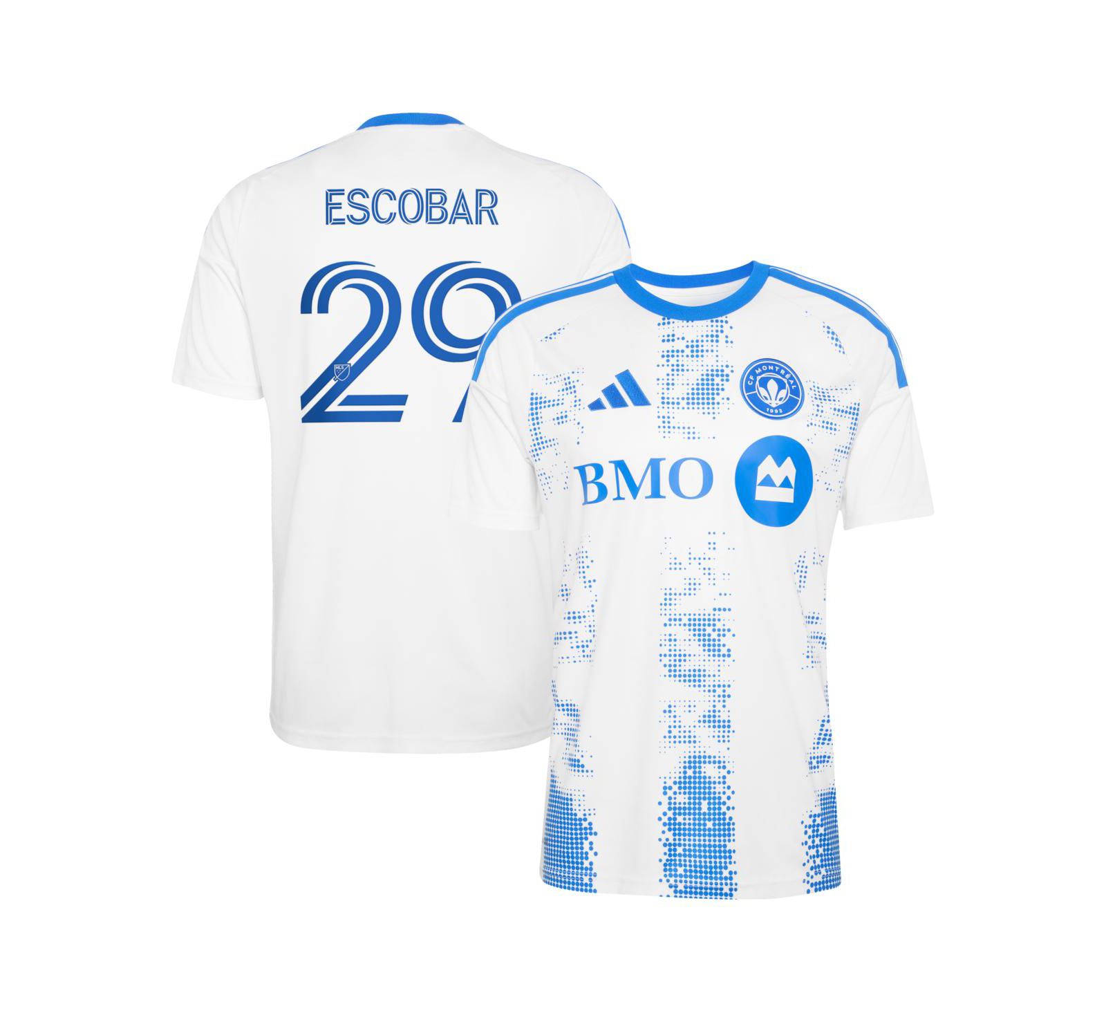 Adidas Мужская реплика джерси Franco Escobar White CF Montreal 2026