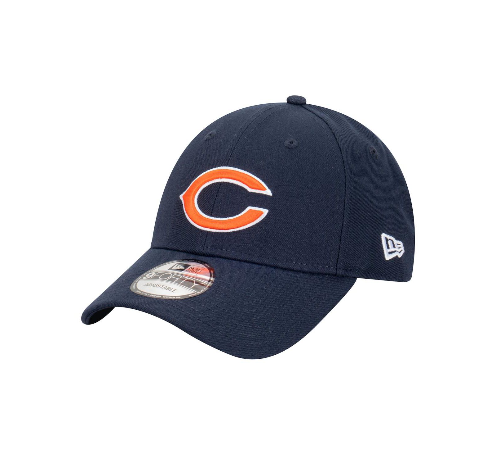 New Era Men's Navy Chicago Bears Core Team 9FORTY Adjustable Hat