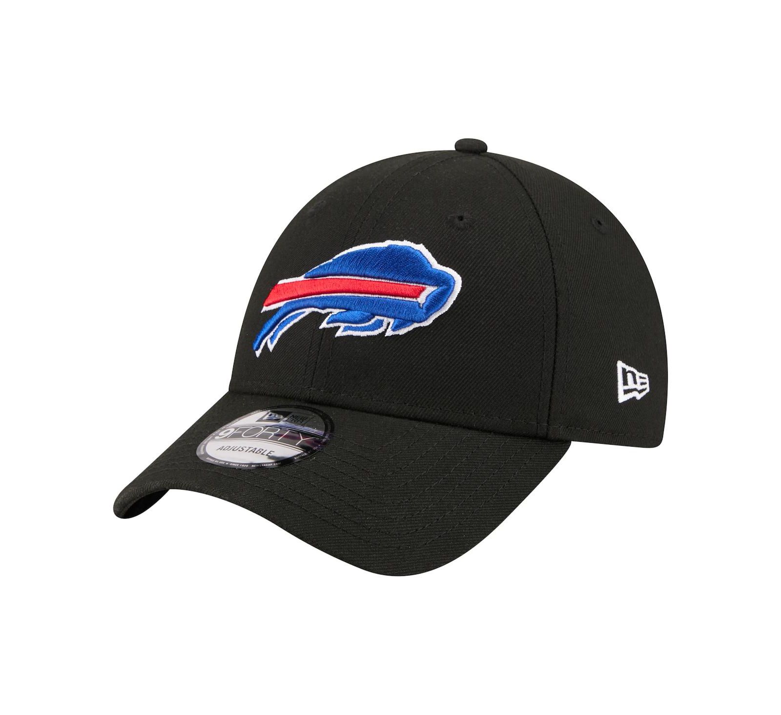 Мужская регулируемая кепка New Era Buffalo Bills Core Team 9FORTY черного цвета