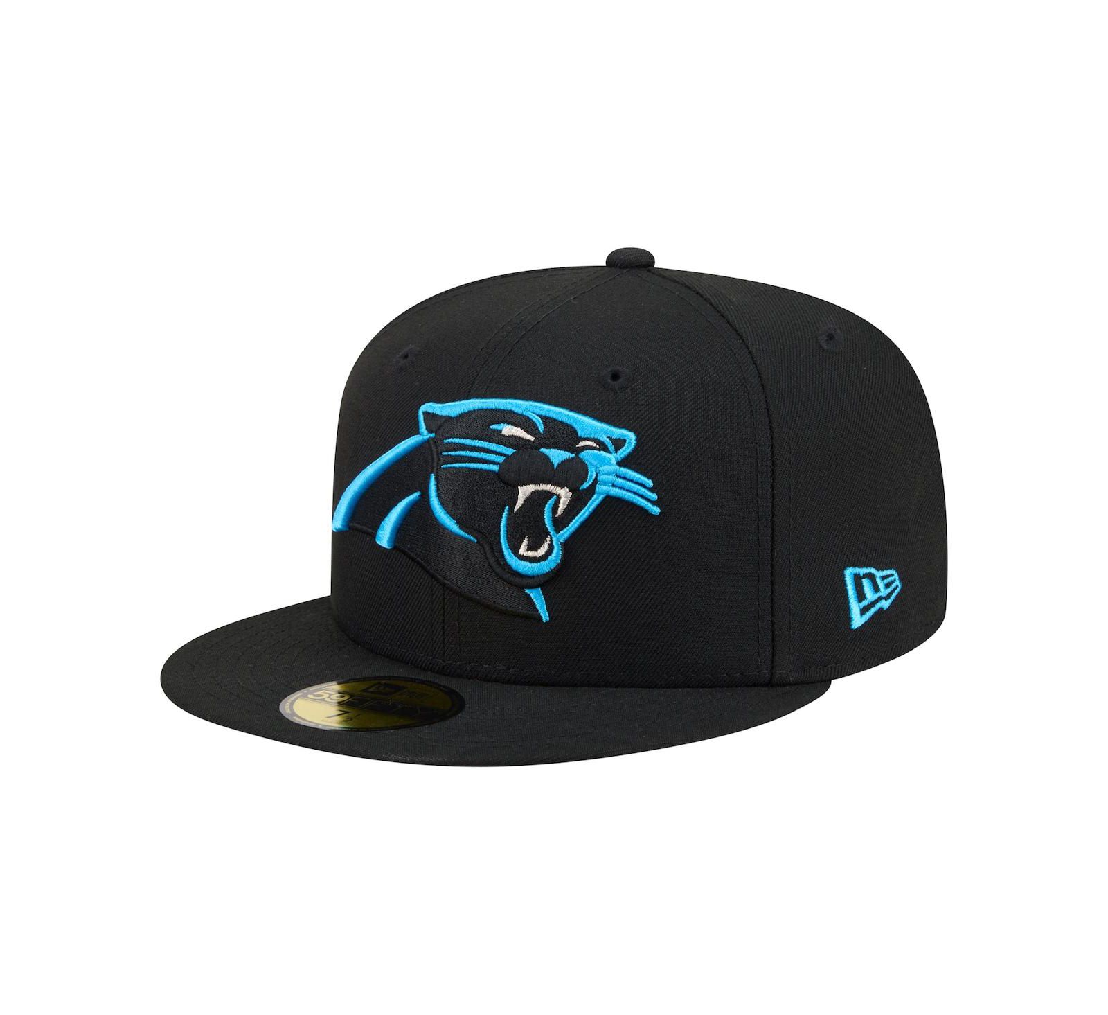 Мужская кепка New Era Black Carolina Panthers 59FIFTY Fitted Hat