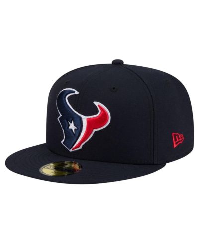 Мужская темно-синяя кепка New Era Houston Texans 59FIFTY Fitted