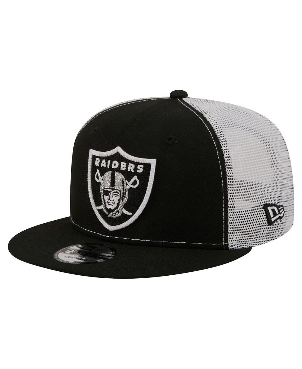 Мужская кепка New Era Las Vegas Raiders 9FIFTY Trucker Snapback, черная