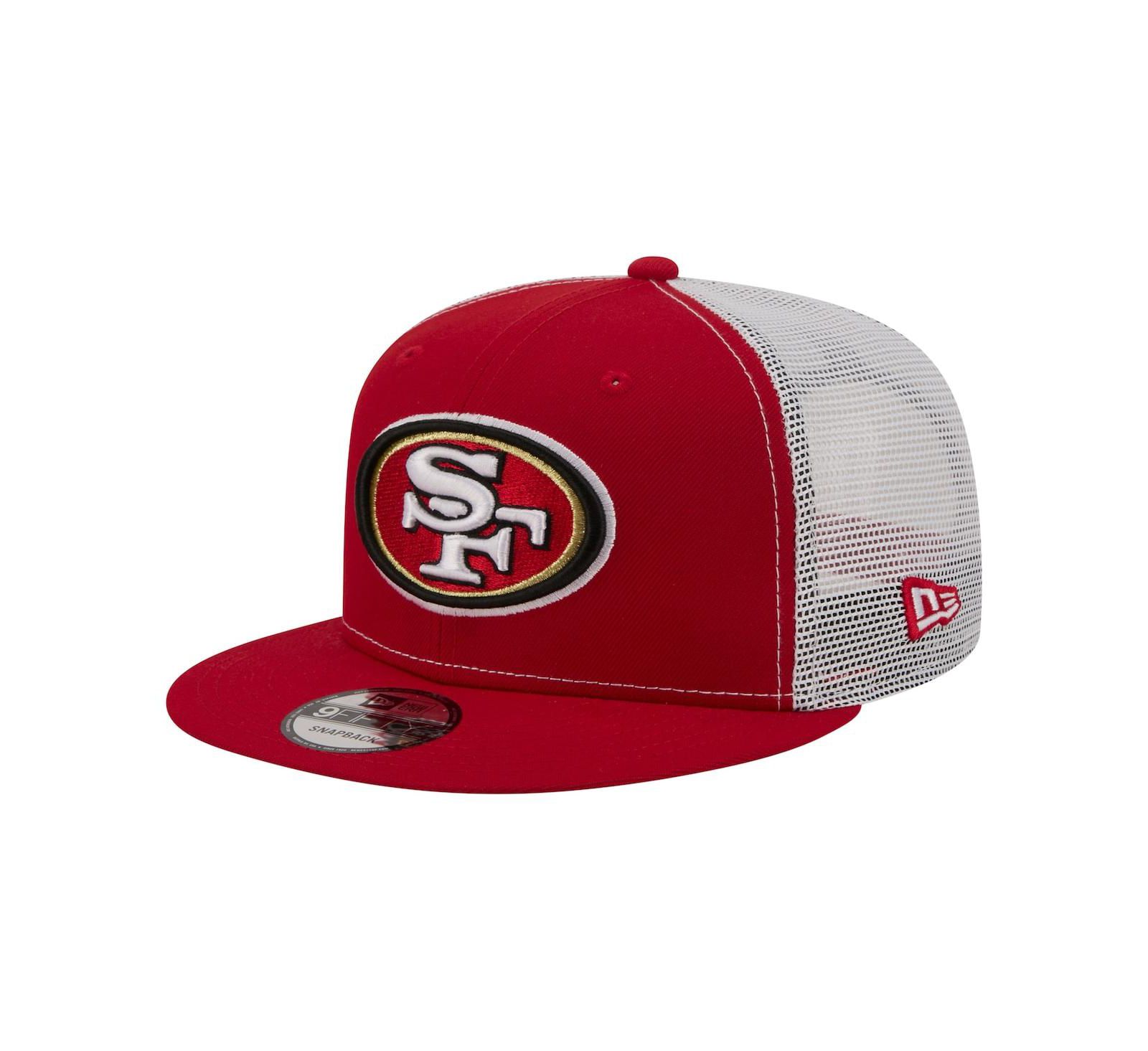 Мужская кепка New Era San Francisco 49ers Core Team 9FIFTY Trucker Snapback, Scarlet