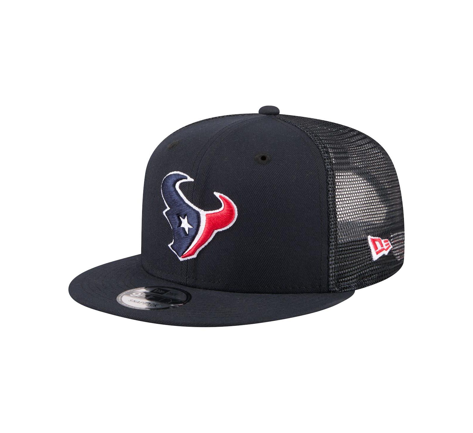 Мужская кепка New Era Navy Houston Texans Core Team 9FIFTY Trucker