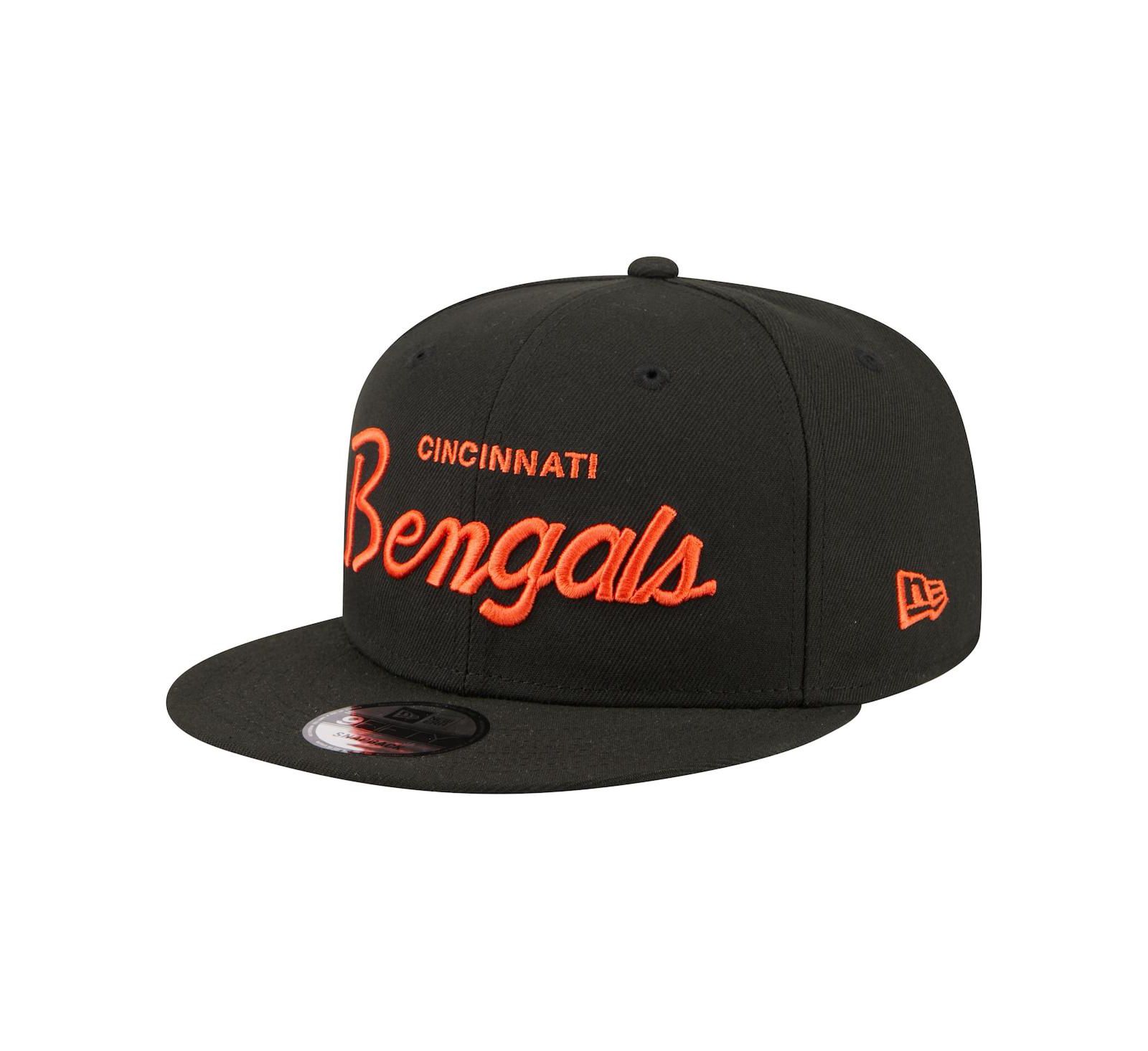 New Era Мужская кепка Snapback 9FIFTY Cincinnati Bengals Core Team, черная