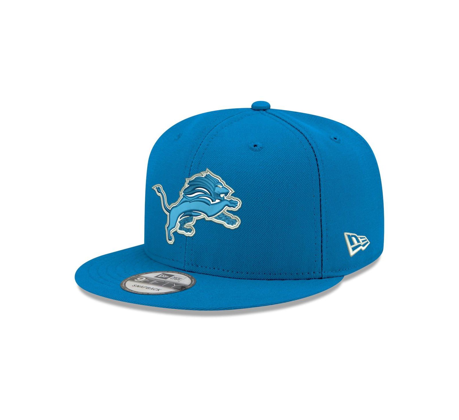 Мужская кепка New Era Detroit Lions 9FIFTY Snapback синяя