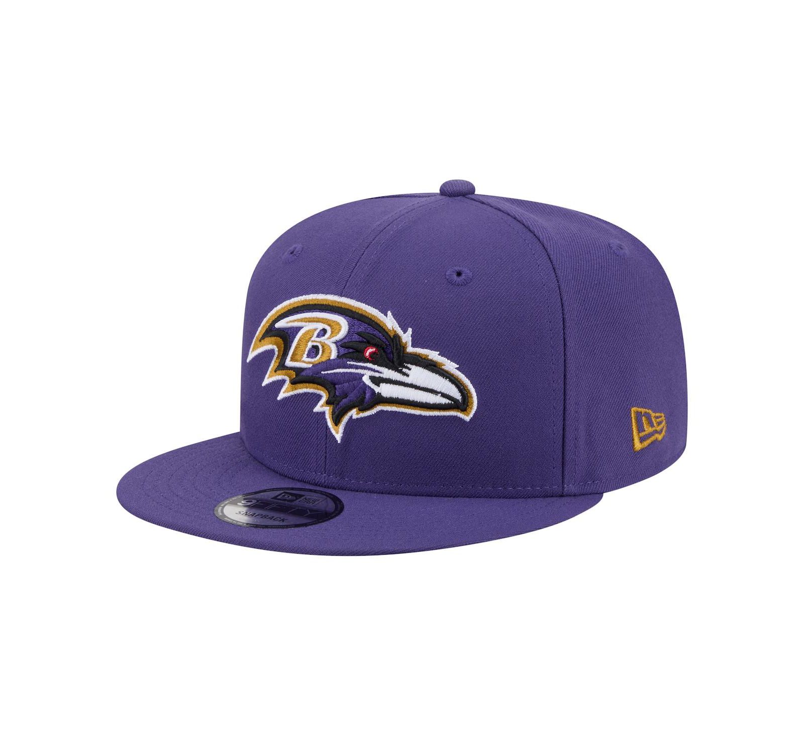 Кепка New Era мужская Purple Baltimore Ravens 9FIFTY Snapback
