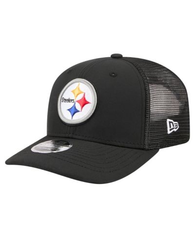 Мужская кепка New Era Pittsburgh Steelers 9SEVENTY Trucker Adjustable Black