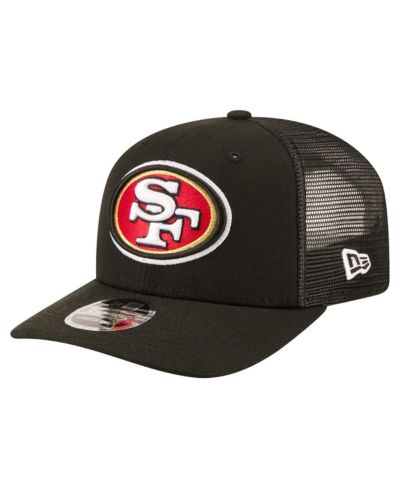 Мужская кепка-тракер New Era Black San Francisco 49ers 9SEVENTY регулируемая