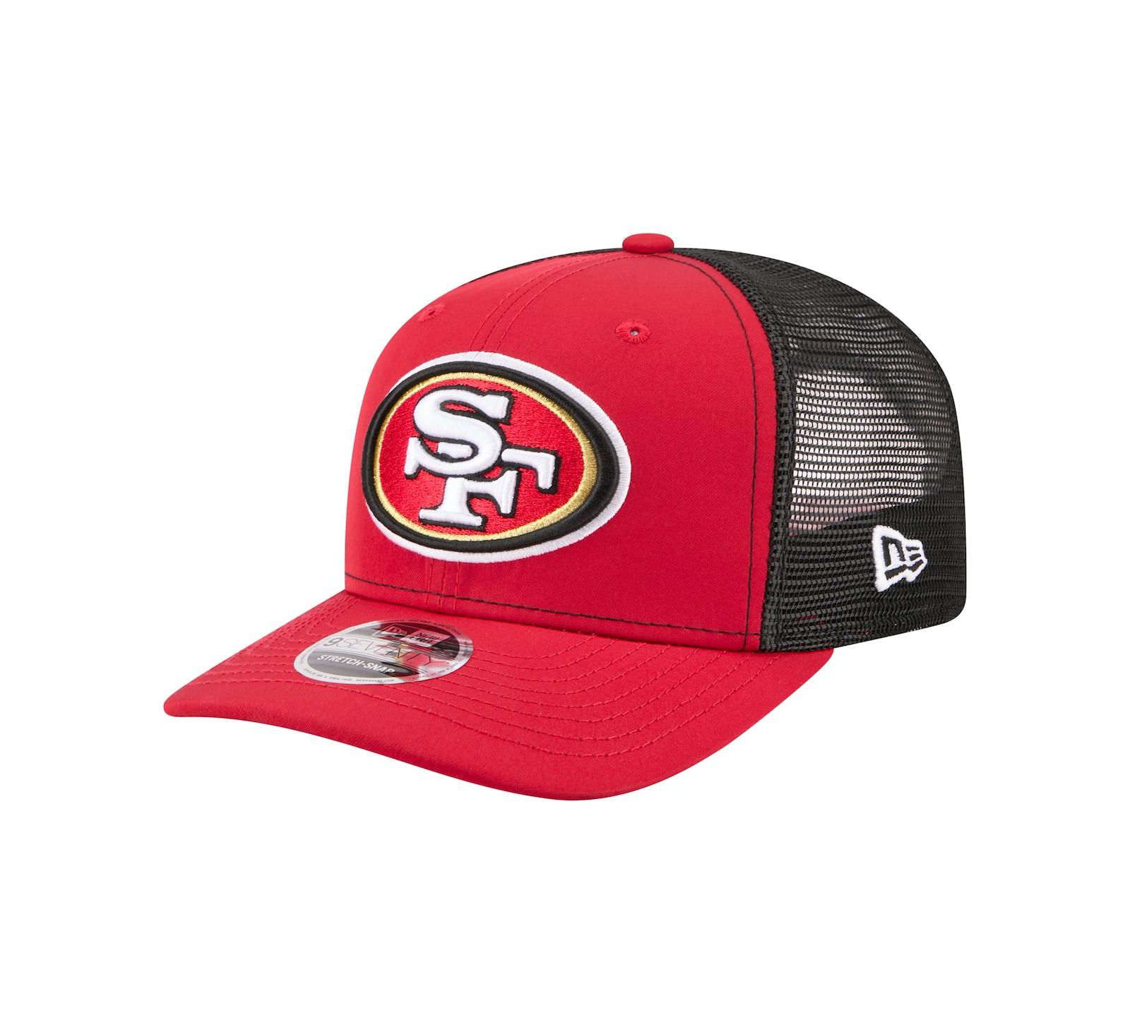 New Era Мужская красная кепка trucker San Francisco 49ers 9SEVENTY регулируемая