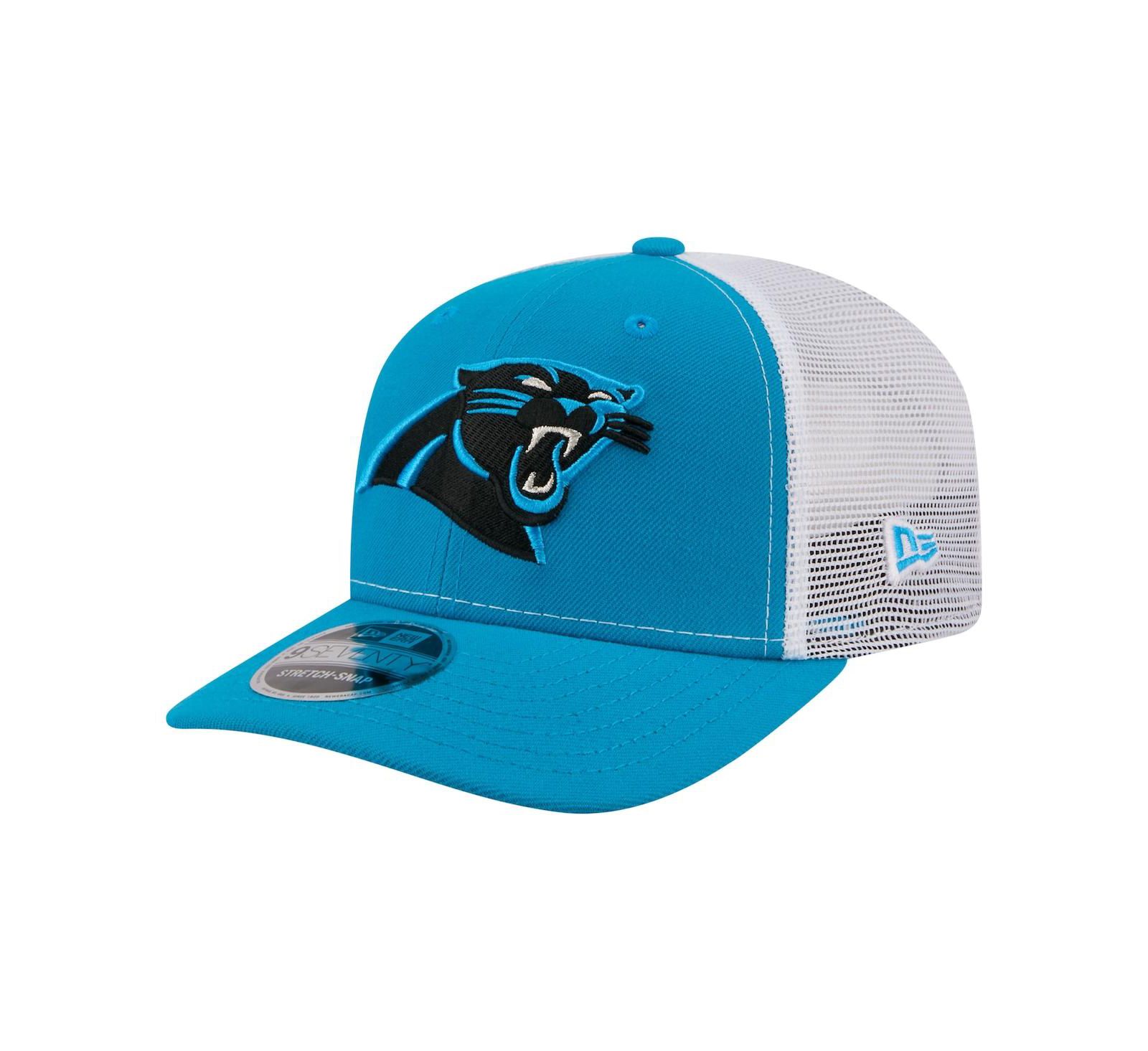 Регулируемая кепка New Era для мужчин синего цвета Carolina Panthers 9SEVENTY