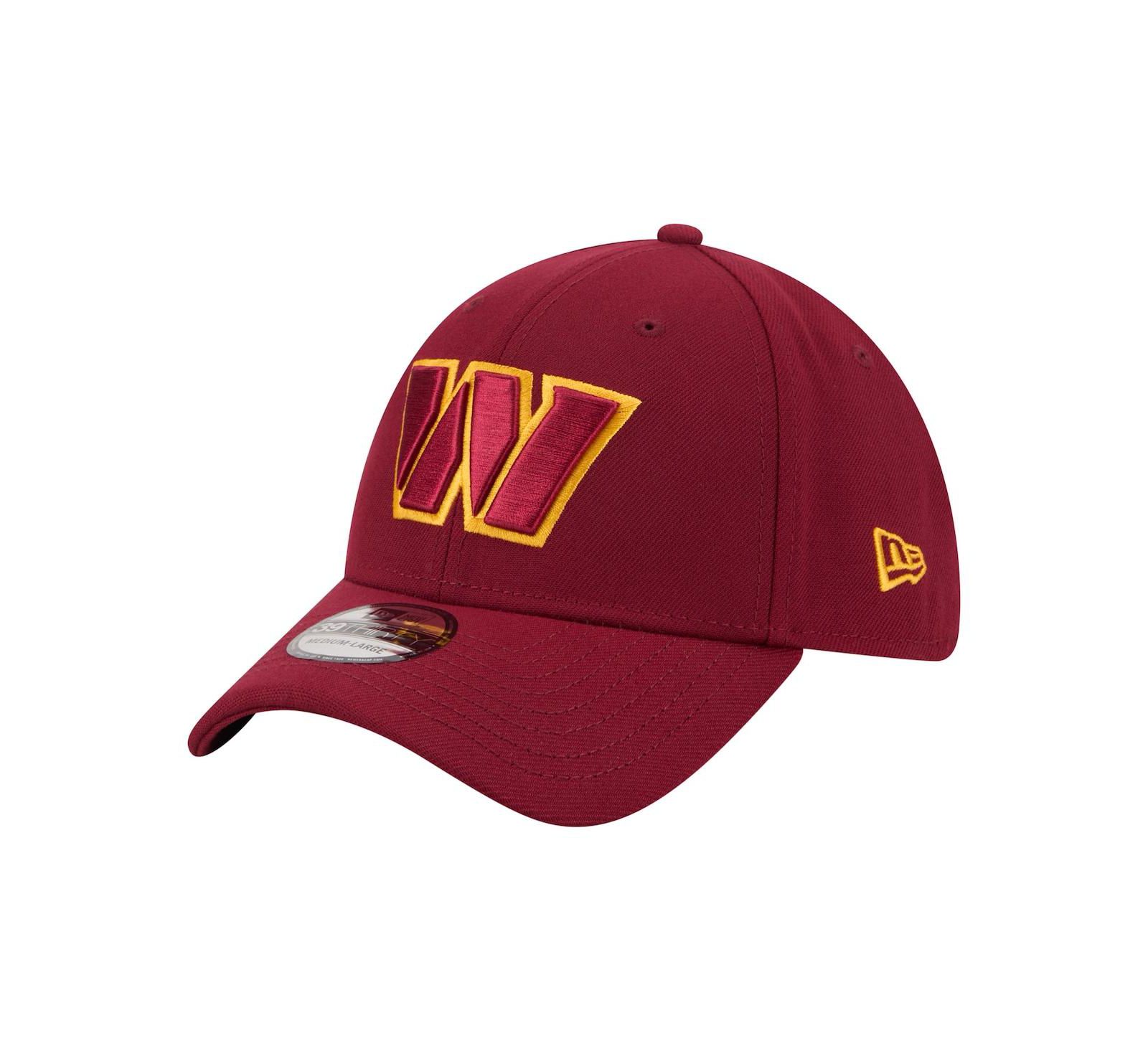 New Era Мужская кепка Washington Commanders 39THIRTY Flex, бордовая