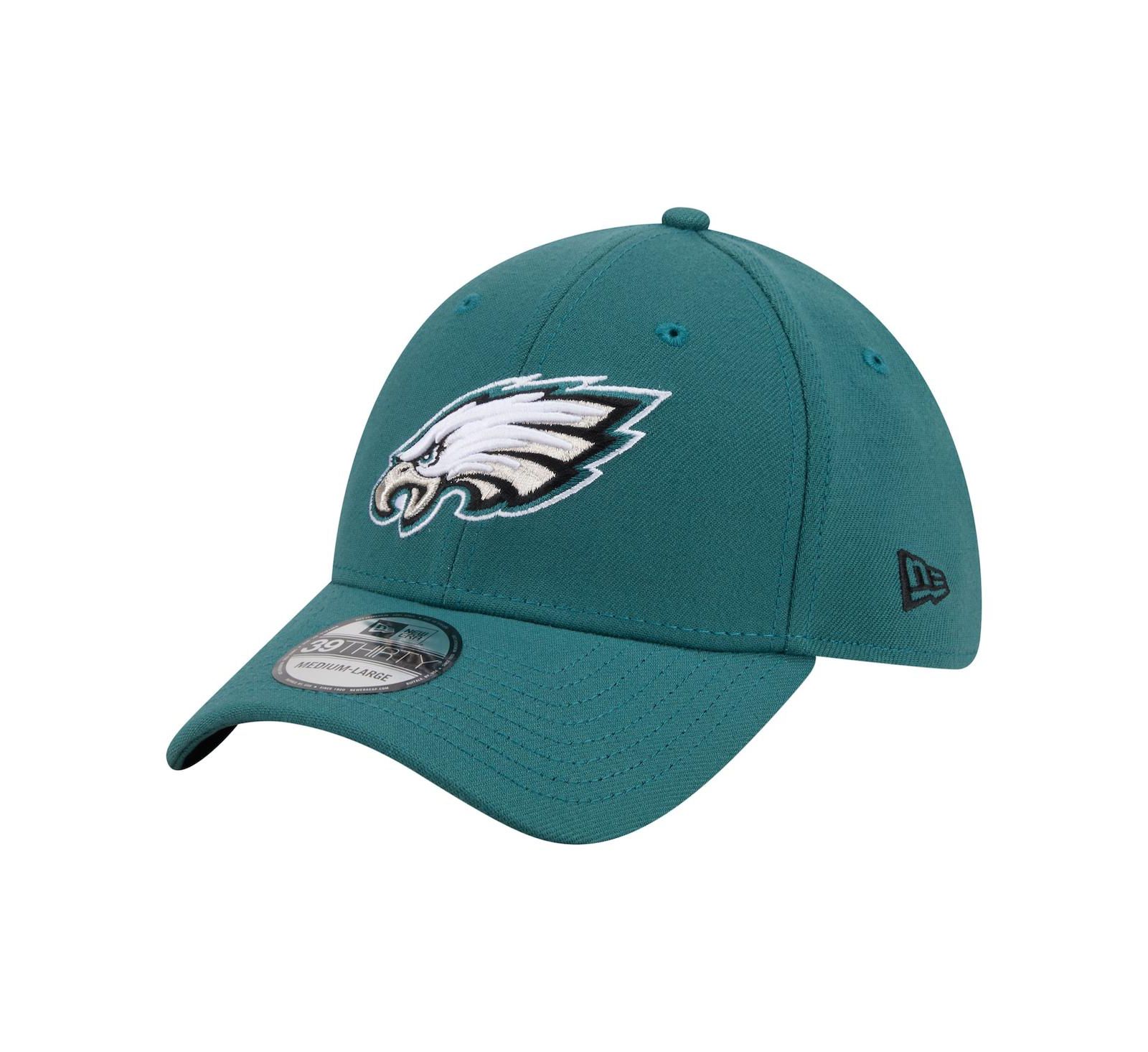 New Era Мужская кепка Philadelphia Eagles Core Team 39THIRTY Flex, темно-зеленый цвет