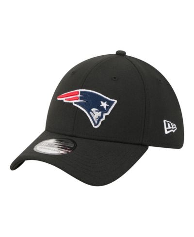 Мужская кепка New Era Black New England Patriots Core Team 39THIRTY Flex