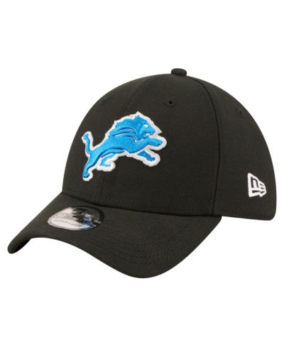 New Era Мужская кепка New Era Black Detroit Lions Core Team 39THIRTY Flex