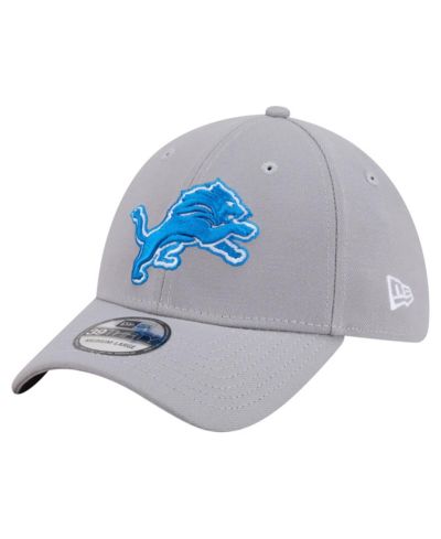 Мужская кепка New Era Detroit Lions Core Team 39THIRTY Flex, серая