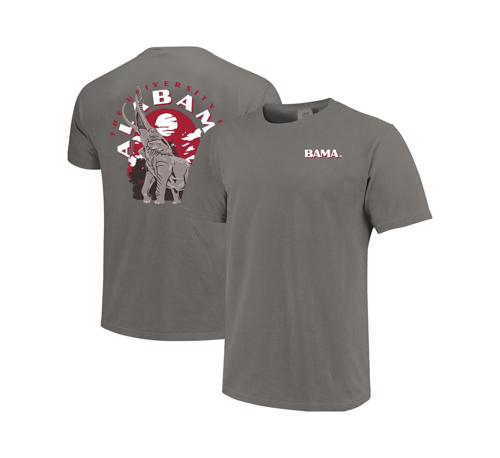 Image One Men's Gray Alabama Crimson Tide Comfort Colors Team Statue T-Shirt