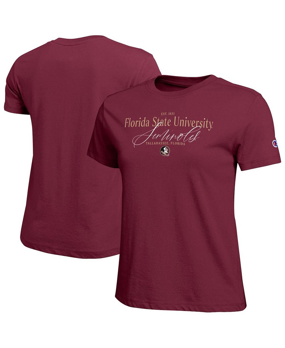 Женская футболка Champion Florida State Seminoles Lifestyle, цвет гранат