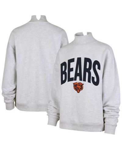 '47 Brand Women's Gray Chicago Bears Subtle Muse Mock Neck Sweatshirt