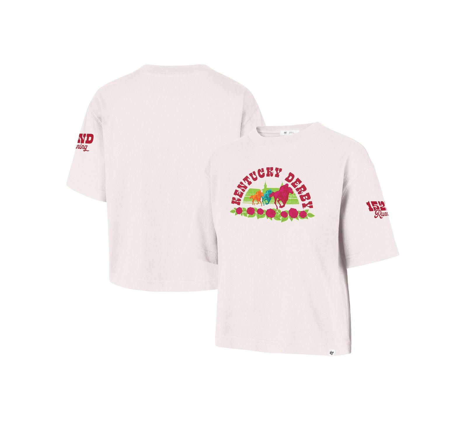 Женская футболка '47 Brand White 152nd Kentucky Derby Reed City